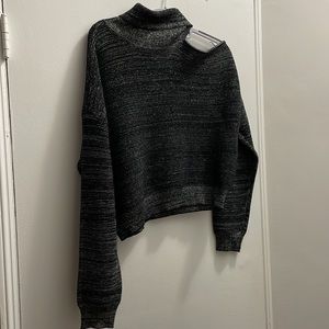 BCBGENERATION open shoulder sweater in black